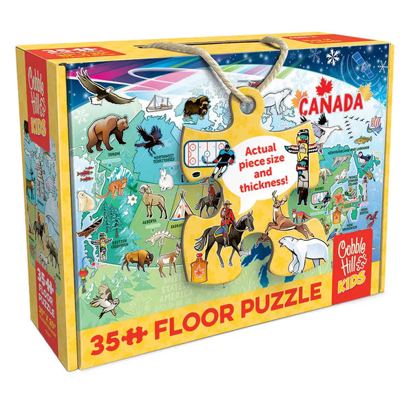 Map of Canada Floor Puzzle (35 Piece)