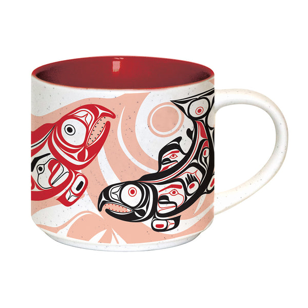 Ceramic Mug (16oz) - Salmon by Corey Bulpitt