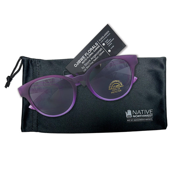 Owl Frame Sunglasses (Ojibwe Florals)