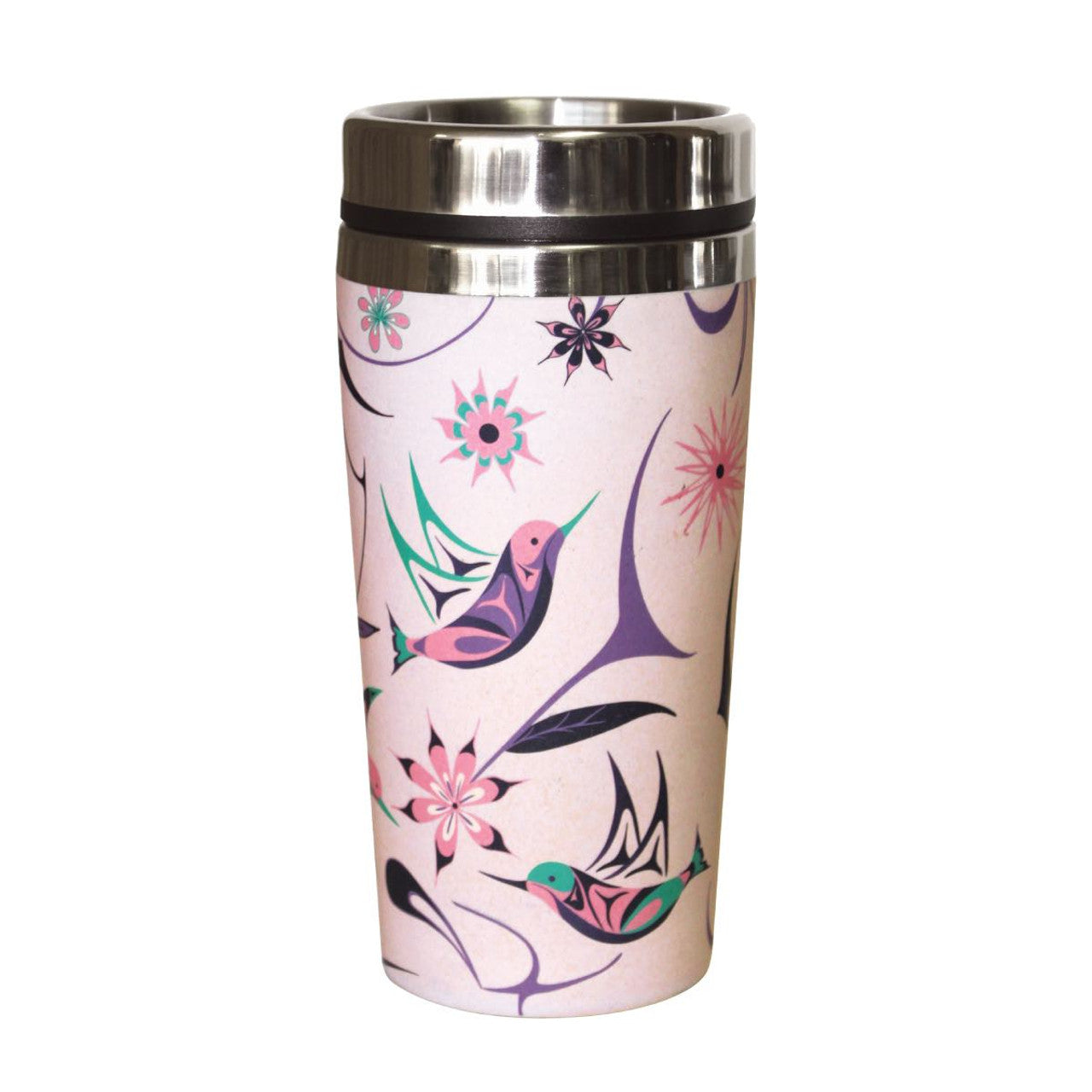 Bamboo Travel Mug (Hummingbird)