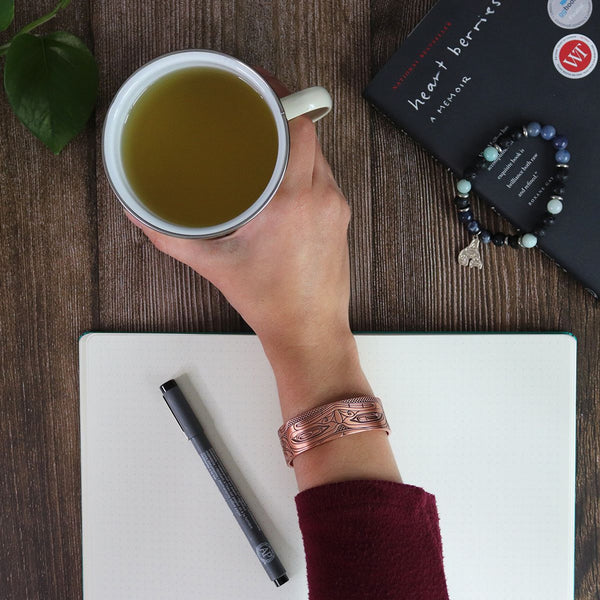 Copper Plated Bracelet (Grizzly Bear)