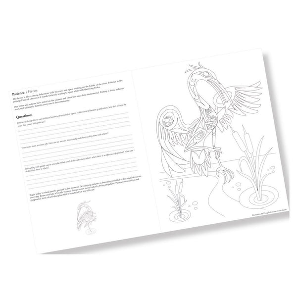 Northwest Coast First Nations & Native Art Colouring Book