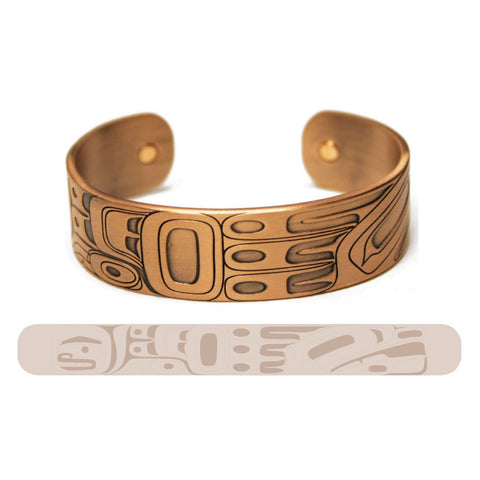 Copper Plated Bracelet (Raven & Moon)