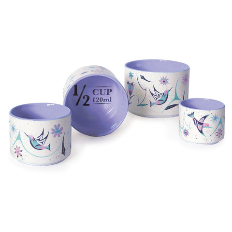 Ceramic Measuring Cup Set (Hummingbirds)