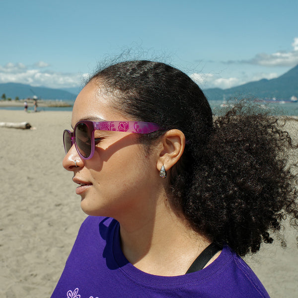 Owl Frame Sunglasses (Ojibwe Florals)