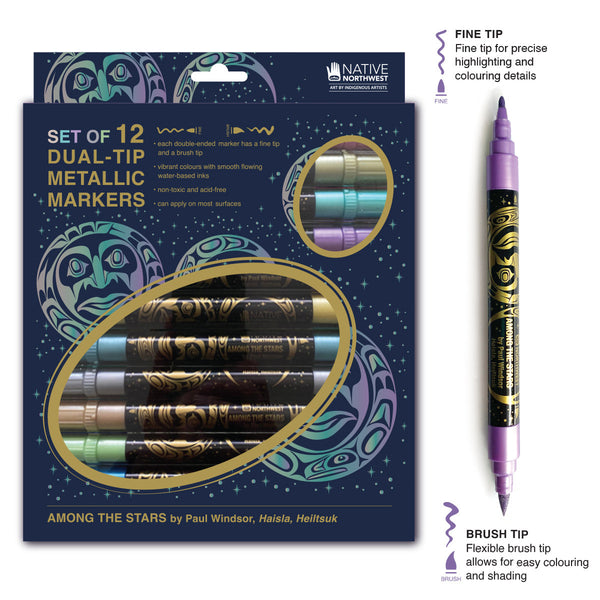 Metallic Felt Markers - Among the Stars by Paul Windsor