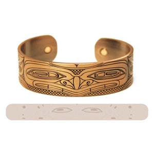 Copper Plated Bracelet (Grizzly Bear)