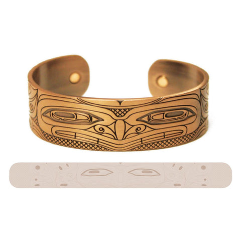 Copper Plated Bracelet (Grizzly Bear)