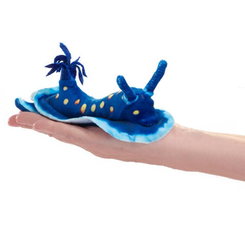Mini Blue Nudibranch Puppet
