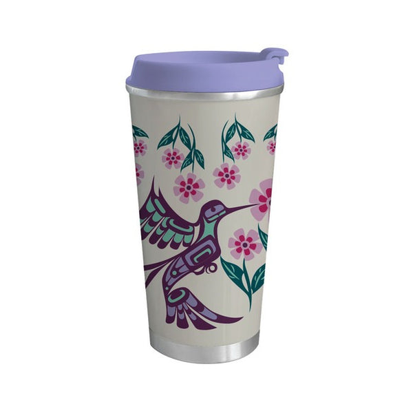 Art Travel Mug 18 oz - Hummingbird