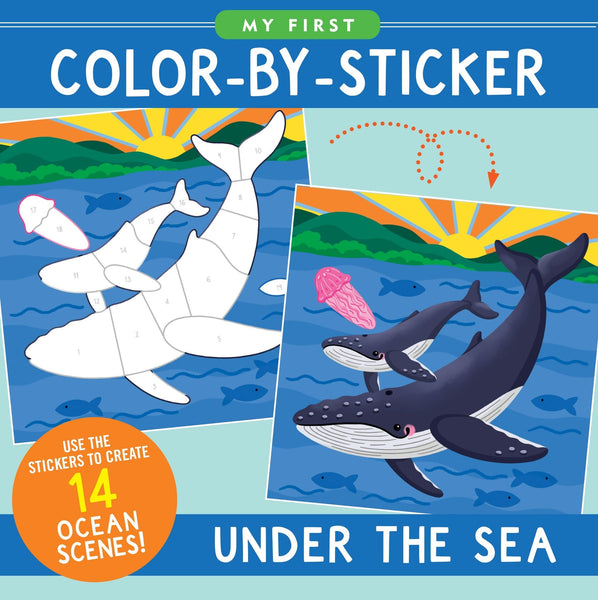 My First Color-By-Sticker Book: Under the Sea