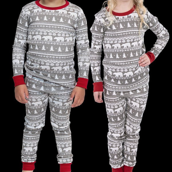 Kids Nordic Bear Pajamas