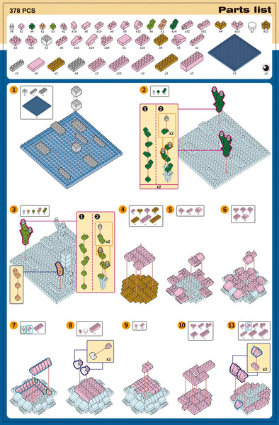 Mini Building Blocks - Octopus