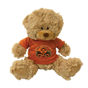 "Cooper" Bear with Every Child Matters T-shirt Stuffy by Bill Helin