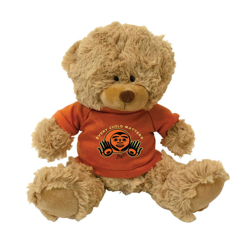"Cooper" Bear with Every Child Matters T-shirt Stuffy by Bill Helin