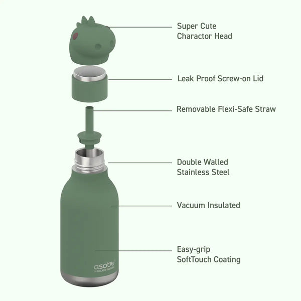 Bestie Bottles Dinosaur 16 oz