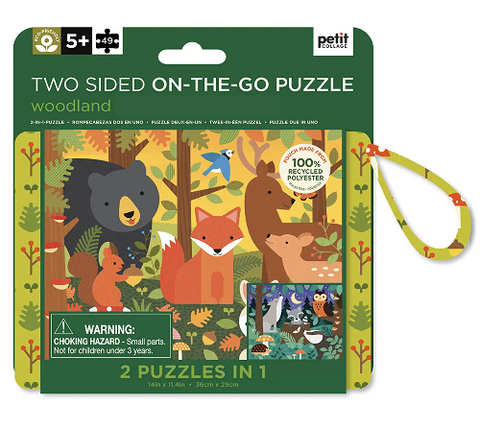 Woodland Two Sided On-the-Go Puzzle