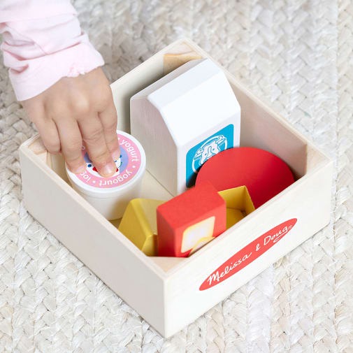 Wooden Food Play Set - Dairy