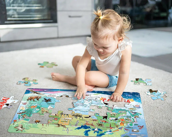 Map of Canada Floor Puzzle (35 Piece)