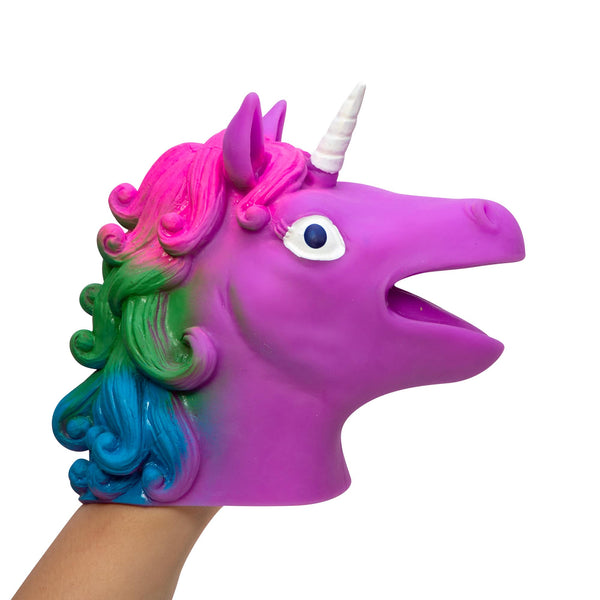 Unicorn Hand Puppet (Assorted Colours)