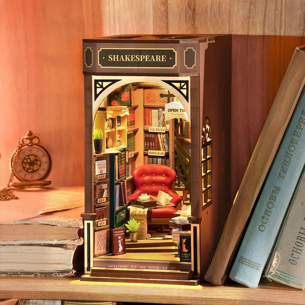 Shakespeare Bookstore Book Nook DIY Kit