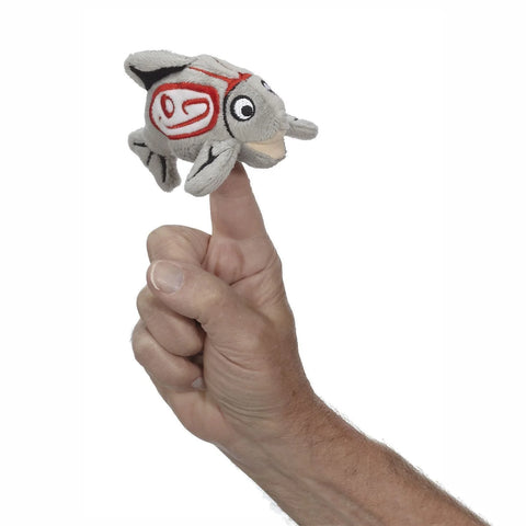 Salmon Finger Puppet by Bill Helin