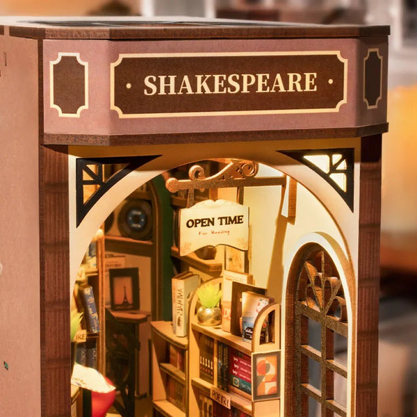 Shakespeare Bookstore Book Nook DIY Kit