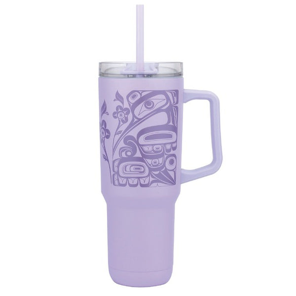 Insulated Tumbler with Straw - Spirit Messenger - 32 oz