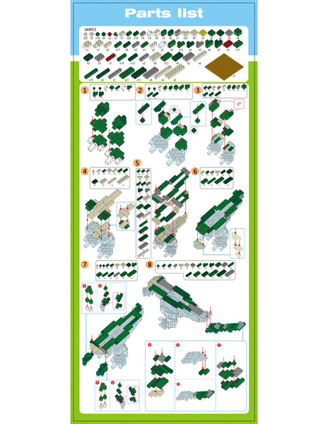 Mini Building Blocks - T-Rex