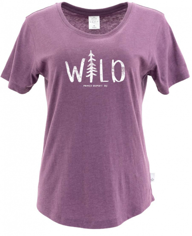 Ladies Wild T-Shirt (Heather/Purple)