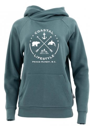 Coastal Lifestyles Ladies Hoodie Sea Salt