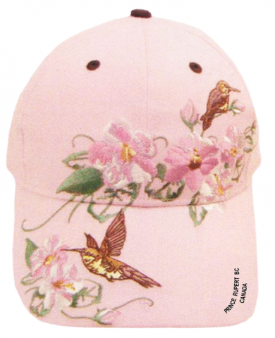 Hummingbird Flowers Hat