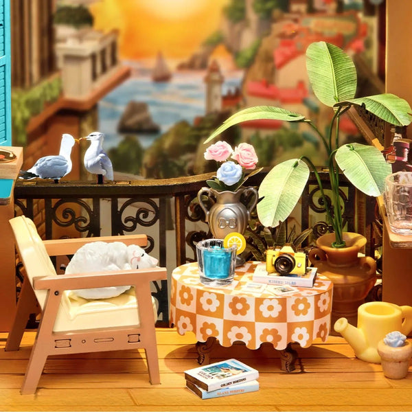 Sunset Isle DIY Book Nook Kit