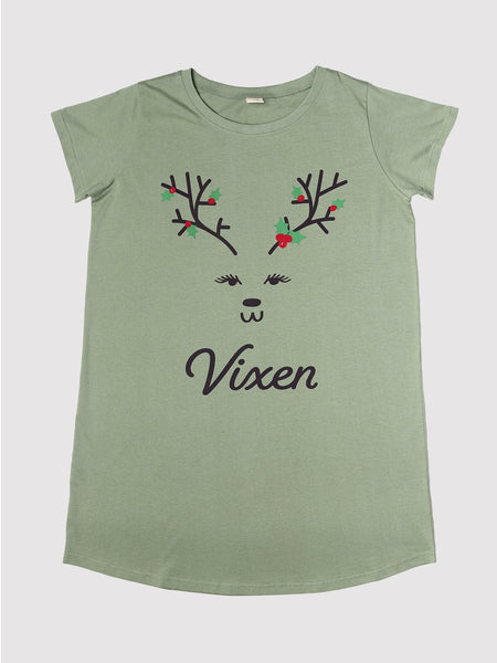 Ladies Vixen Holiday Nightshirt