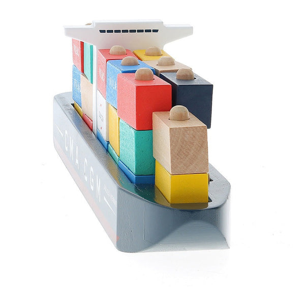 Wooden Container Ship