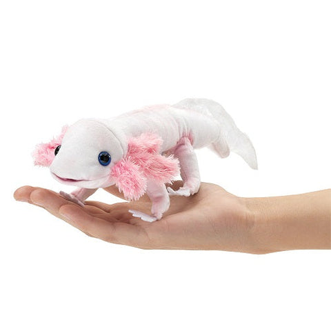 Axolotl Finger Puppet (White)