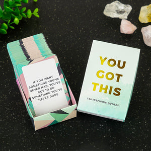 "You Got This" Inspirational Quotes Cards
