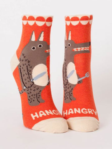Blue Q Women's Ankle Socks-Hangry
