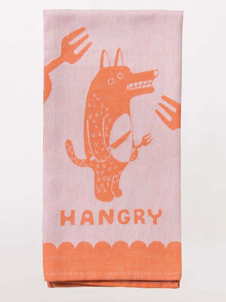Blue Q Woven Dish Towel -Hangry
