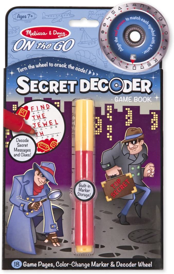 Melissa and Doug On The Go Secret Decoder Game Book