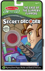 Melissa and Doug On the Go Secret Decoder Case of Slippery Flippers