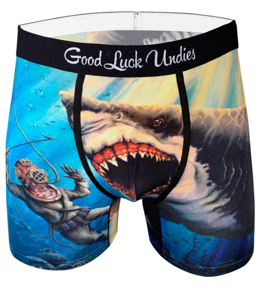 Good Luck Men's Undies- Attack Shark