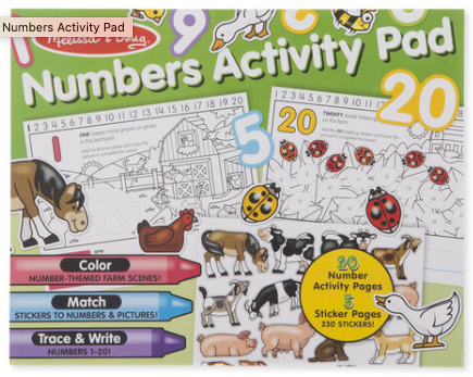 Melissa & Doug Activity Pad - Numbers