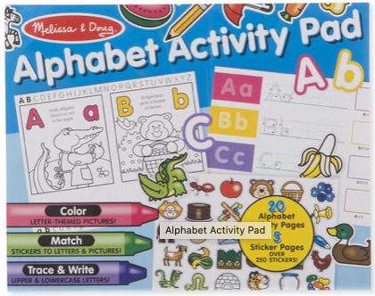 Melissa & Doug Activity Pad - Alphabet