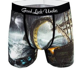 Good Luck Undies- Men's Underwear - Kraken