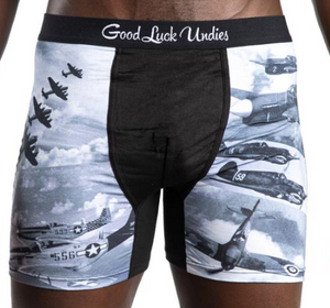 Good Luck Sock Men's Undies - Fighter Planes