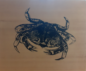 Small Cedar Print Crab