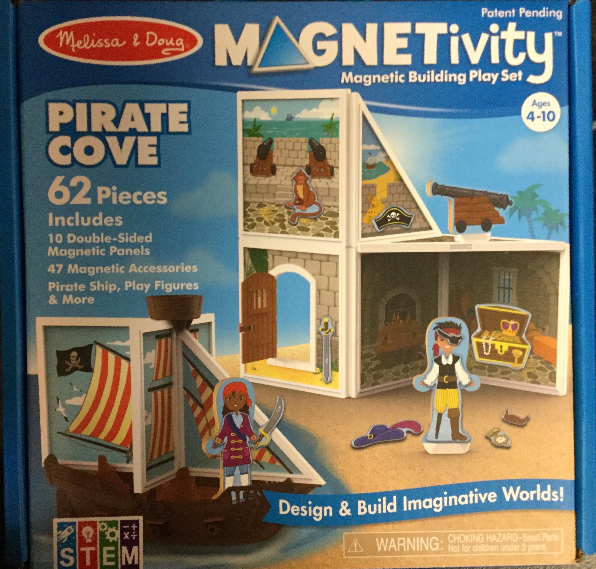 Magnetivity Magnetic Building Play Set  "Pirate Cove"