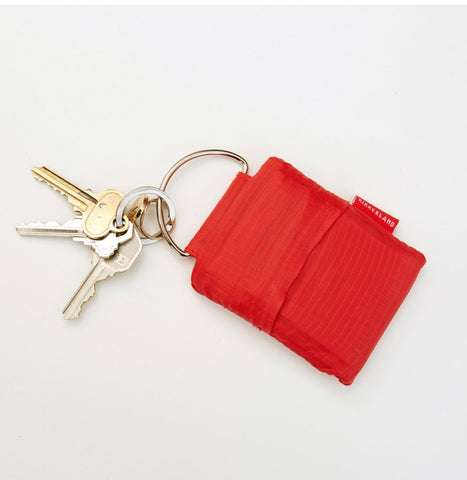 Key Ring Shopping Bag - Red