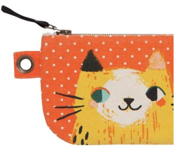 Meow Meow Zip Pouch - Small